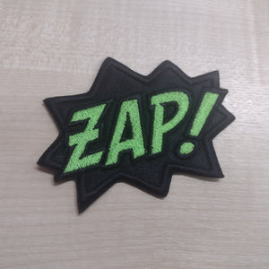 Motif Patch Comic Book Novelty ZAP!