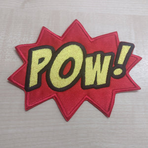 Motif Patch Large Comic Book Novelty POW!