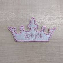 Motif Patch Personalised Name Fancy Crown