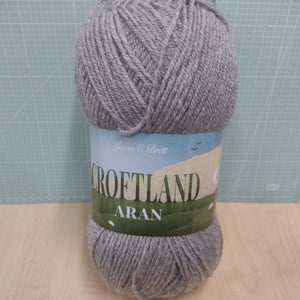 James C Brett Top 1 x 200g Ball Croftland Aran with 20% wool