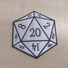 Motif Patch RPG D20 Dice Icosahedron