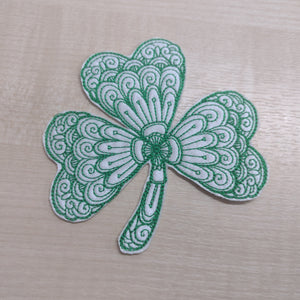 Motif Patch Filigree Fancy Shamrock