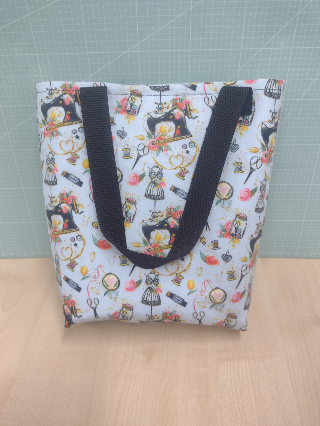 Haberdashery Small Sewing Themed Bag