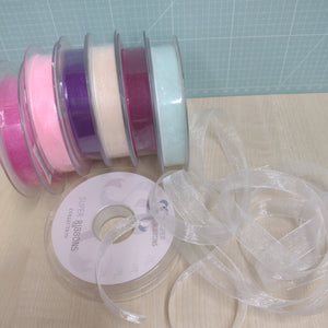 Ribbon Sheer Organza 15mm wide (1.5cm)