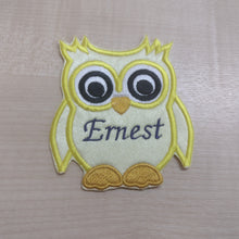 Motif Patch Personalised Name Owl