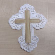 Motif Patch Holy Swirly Fancy Cross G