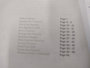 Knitting Pattern Book Unicorn Rainbow Makes