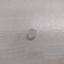 Buttons 12mm Shank Plastic Clear Flower