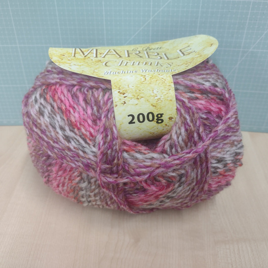 James C Brett 200g balls Marble CHUNKY