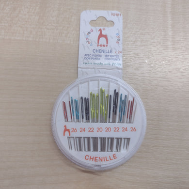 Haberdashery PONY Chenille Colour Eye Needles