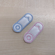 Motif Patch Baby Nappy Pin