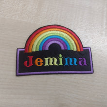 Motif Patch Personalised Name Multi Rainbow