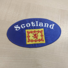 Motif Patch Personalised Oval Scotland Lion Rampant Flag