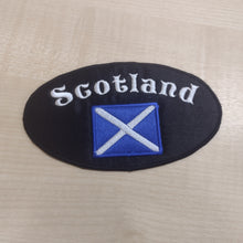 Motif Patch Personalised Oval Scotland Saltire Flag