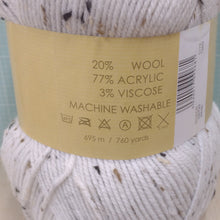 James C Brett 1 x 400g Ball Rustic Aran Tweed with 20% wool
