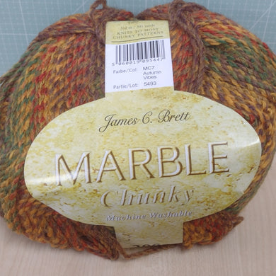 James C Brett 200g balls Marble CHUNKY