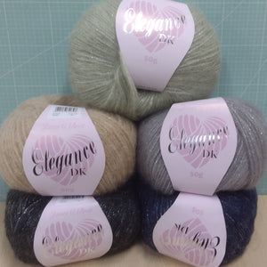 James C Brett Elegance DK Mohair 1 x 50g balls