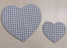 Motif Patch Baby Gingham Hearts