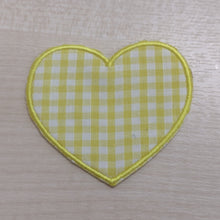 Motif Patch Baby Gingham Hearts