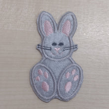 Motif Patch Cute Plush Velvet Easter Bunny Rabbit