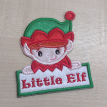 Motif Patch Personalised Name Christmas Elf