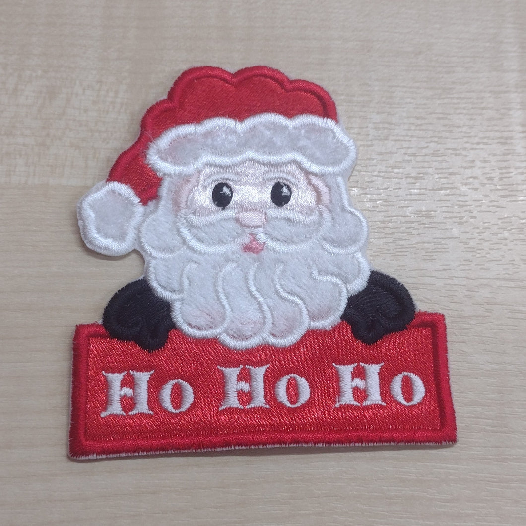 Motif Patch Personalised Name Christmas Santa Claus