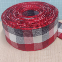 Ribbon Luxury Christmas Wire Edge 3.8cm wide (1.5") Wreath Making / Crafts