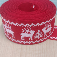 Ribbon Luxury Christmas Wire Edge 3.8cm wide (1.5") Wreath Making / Crafts