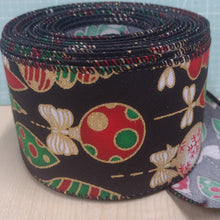 Ribbon Luxury Christmas Wire Edge 6.3cm wide (2.5") Wreath Making / Crafts