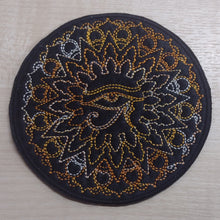 Motif Patch Multicolour Egyptian Eye of Ra Mandala