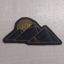 Motif Patch Egyptian Dawn / Dusk Sun Pyramids