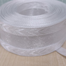 Ribbon Luxury Christmas Wire Edge 3.8cm wide (1.5") Wreath Making / Crafts