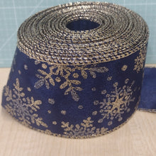Ribbon Luxury Christmas Wire Edge 6.3cm wide (2.5") Wreath Making / Crafts