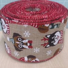 Ribbon Luxury Christmas Wire Edge 6.3cm wide (2.5") Wreath Making / Crafts