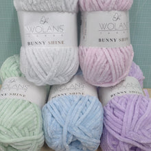 Wolans Bunny SHINE Baby Velvet Touch Chenille Chunky Amigurumi Yarn 1 x 100g balls