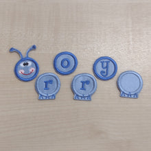 Motif Patch FONT 03 Personalised Name Caterpillar Set