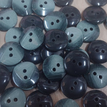 Buttons Plastic Round  2 tone V's 17mm / 20mm / 25mm