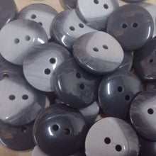 Buttons Plastic Round  2 tone V's 17mm / 20mm / 25mm