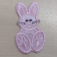 Motif Patch Cute Plush Velvet Easter Bunny Rabbit