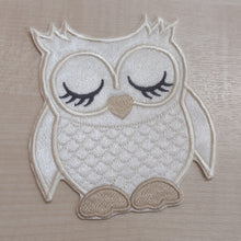 Motif Patch Sleeping Owl