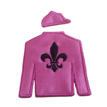 Motif Patch Jockey Silks Set Hat & Top Fleur di Lis