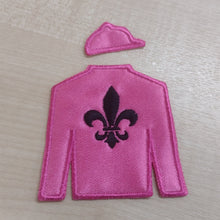 Motif Patch Jockey Silks Set Hat & Top Fleur di Lis