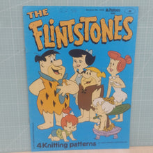 Knitting Pattern Leaflet Patons The Flintstones Intarsia Picture Knit Sweater (4 designs)