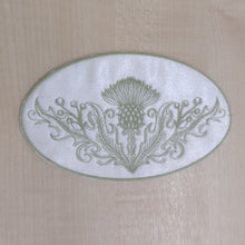 Motif Patch Scottish Thistle Large Oval Crest