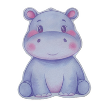 Motif Patch Cute Hippo