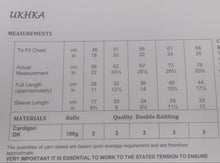 Knitting Pattern Leaflet UKHKA 283 DK Baby Cable Raglan Cardigans