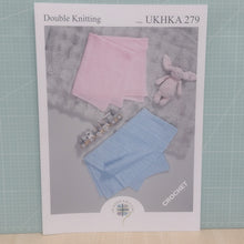 Crochet Pattern Leaflet UKHKA 279 DK Blankets