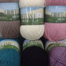 James C Brett 1 x 200g Ball Croftland Aran with 20% wool