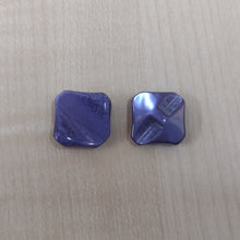 Buttons Plastic Square Shank 16mm (1.6cm) Royal blue