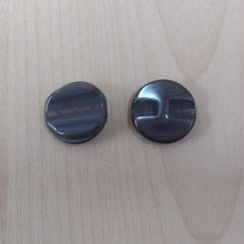 Buttons Plastic Round Shank 18mm (1.8cm) Ripple Navy